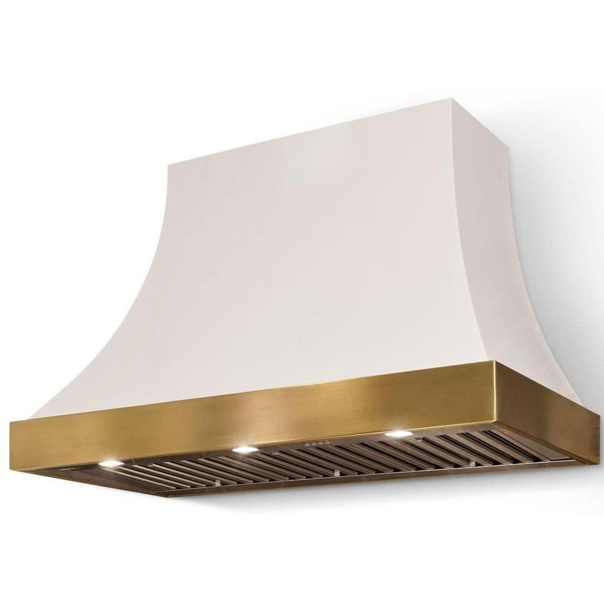 La Cornue 36-inch Cornufé Cascade Series Wall Mount Hood CH3630CACPWHPB IMAGE 1
