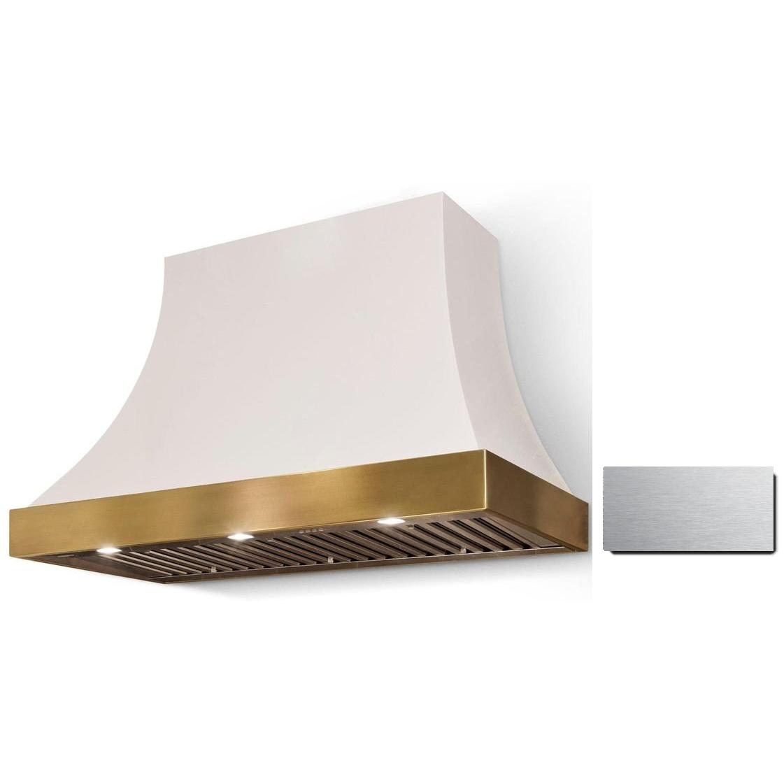 La Cornue 36-inch Cornufé Cascade Series Wall Mount Hood CH3630CACPWHSC IMAGE 1