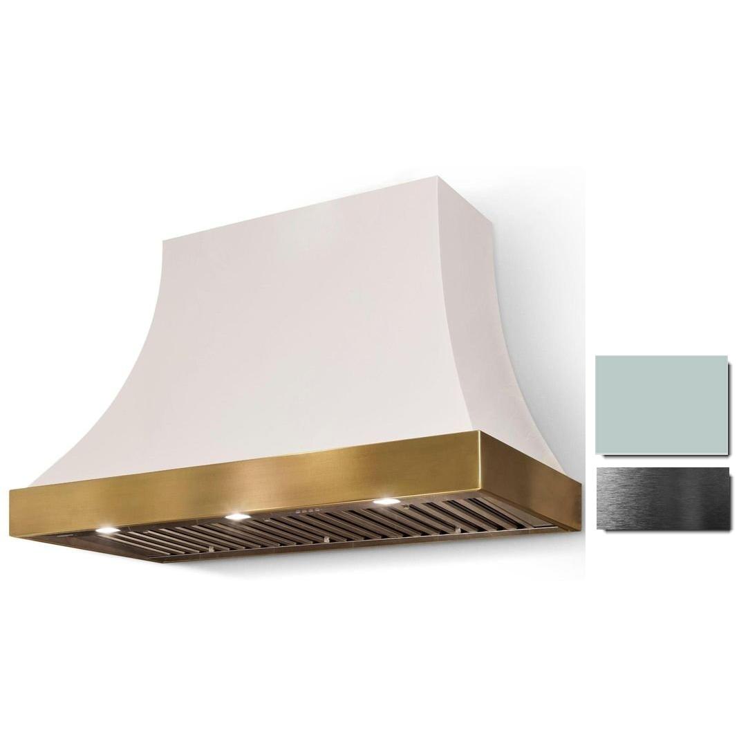 La Cornue 36-inch Cornufé Cascade Series Wall Mount Hood CH3630CACROQPC IMAGE 1