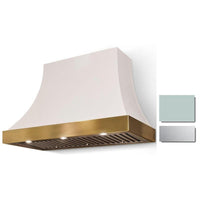 La Cornue 36-inch Cornufé Cascade Series Wall Mount Hood CH3630CACROQSC IMAGE 1