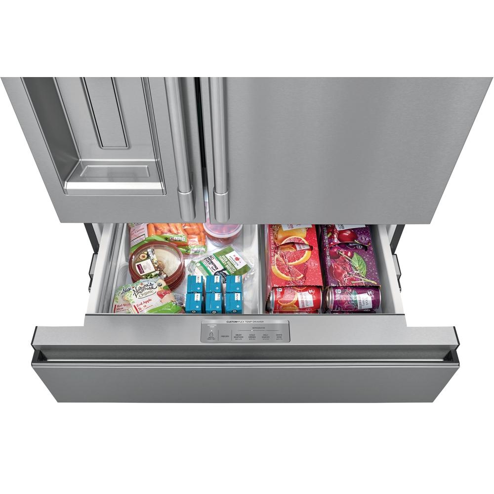 Frigidaire Professional 36-inch, 21.8 cu.ft. Counter-Depth French 4-Door Refrigerator with External Water and Ice System PRMC2285AFSP IMAGE 7