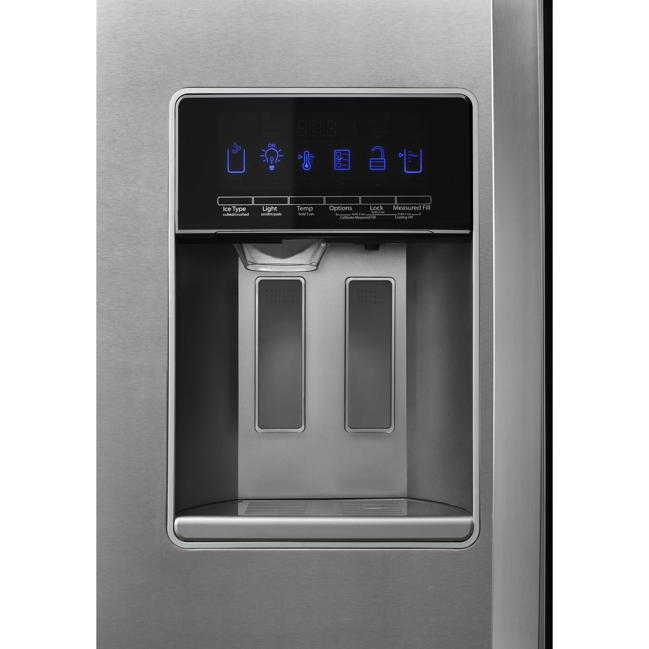 Whirlpool 36-inch, 20.59 cu. ft. Counter-Depth Side-By-Side Refrigerator WRS571CIHZSP IMAGE 3