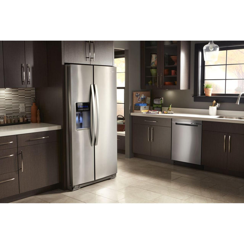 Whirlpool 36-inch, 20.59 cu. ft. Counter-Depth Side-By-Side Refrigerator WRS571CIHZSP IMAGE 9