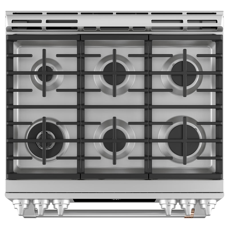Café 30-inch Slide-in Gas Range with Convection Technology CCGS700P2MS1SP IMAGE 5