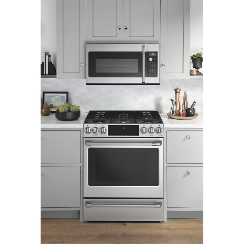 Café 30-inch Slide-in Gas Range with Convection Technology CCGS700P2MS1SP IMAGE 8