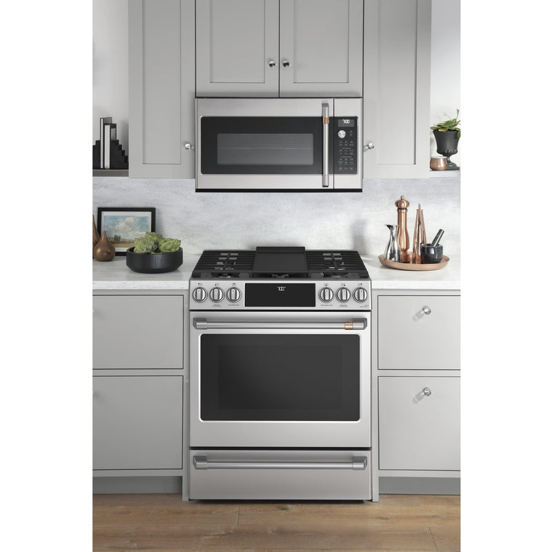 Café 30-inch Slide-in Gas Range with Convection Technology CCGS700P2MS1SP IMAGE 9