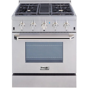 Thor Kitchen 30-inch Freestanding Dual-Fuel Range CRD3001USP IMAGE 1