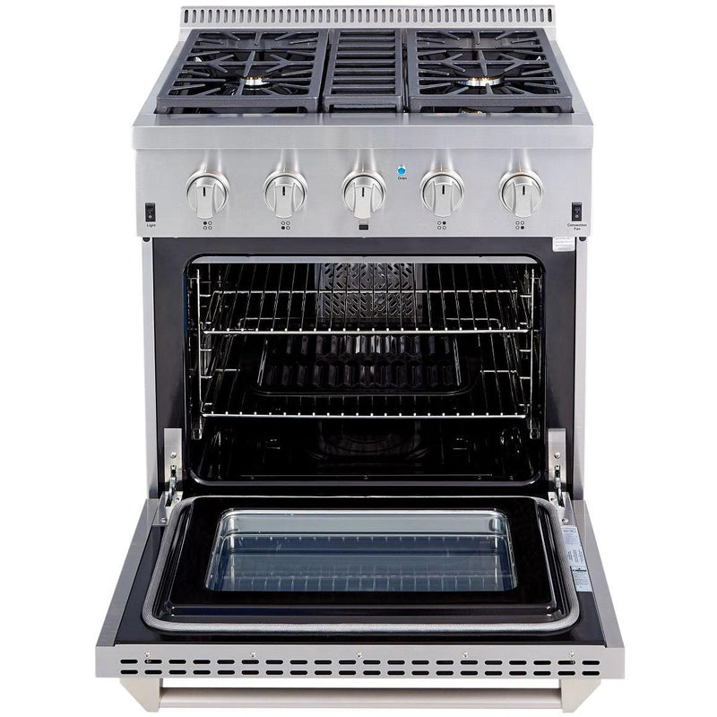 Thor Kitchen 30-inch Freestanding Dual-Fuel Range CRD3001USP IMAGE 3