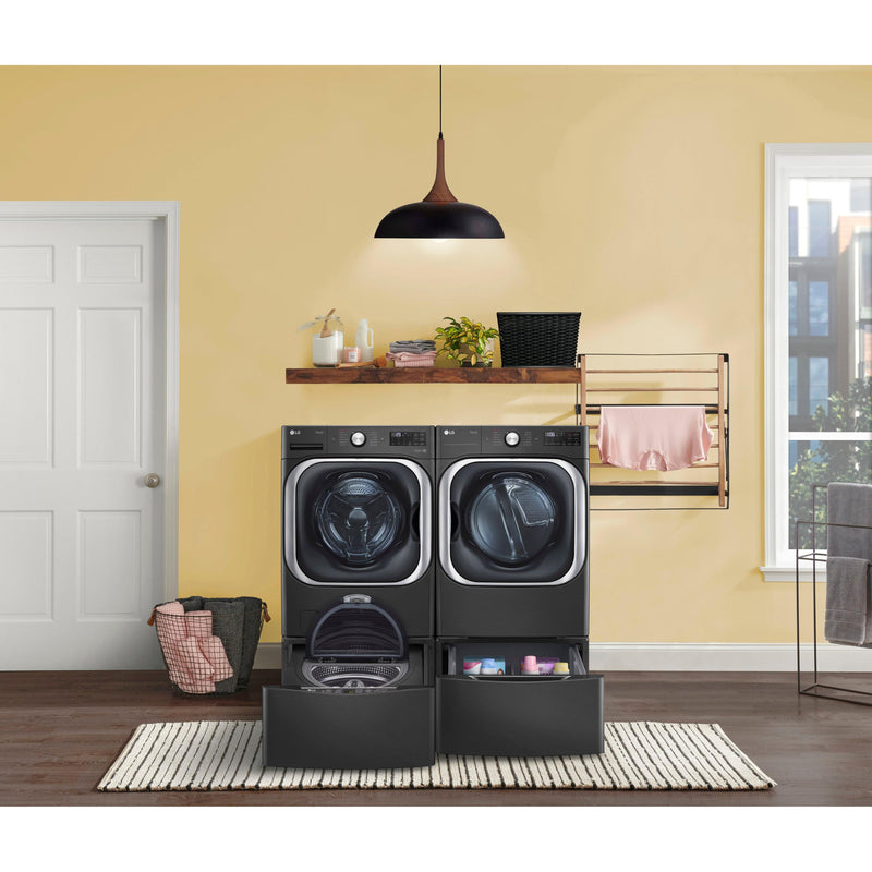 LG 9.0 Cu. Ft. Electric Dryer with Steam and Built-In Intelligence DLEX8900BSP IMAGE 14