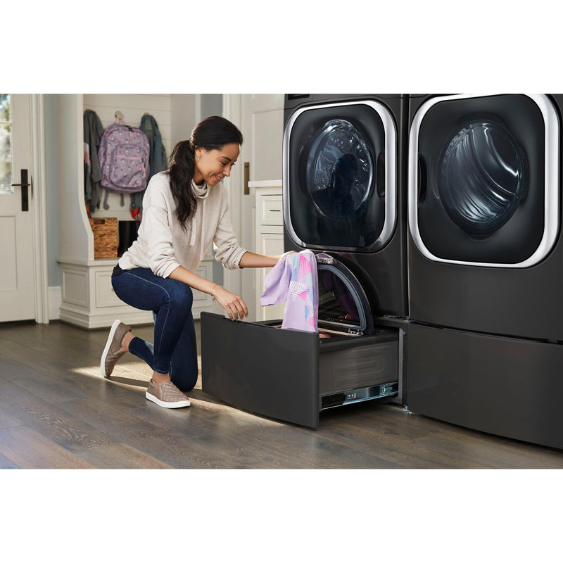 LG 9.0 Cu. Ft. Electric Dryer with Steam and Built-In Intelligence DLEX8900BSP IMAGE 15