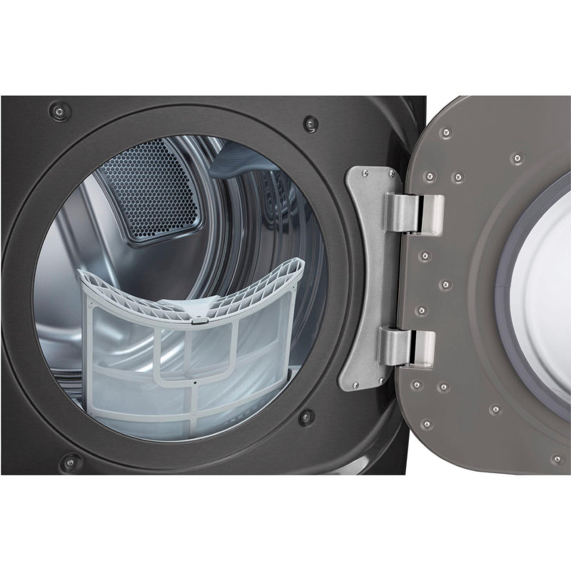 LG 9.0 Cu. Ft. Electric Dryer with Steam and Built-In Intelligence DLEX8900BSP IMAGE 6