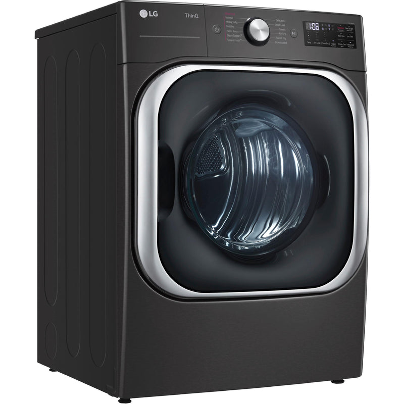 LG 9.0 Cu. Ft. Electric Dryer with Steam and Built-In Intelligence DLEX8900BSP IMAGE 7