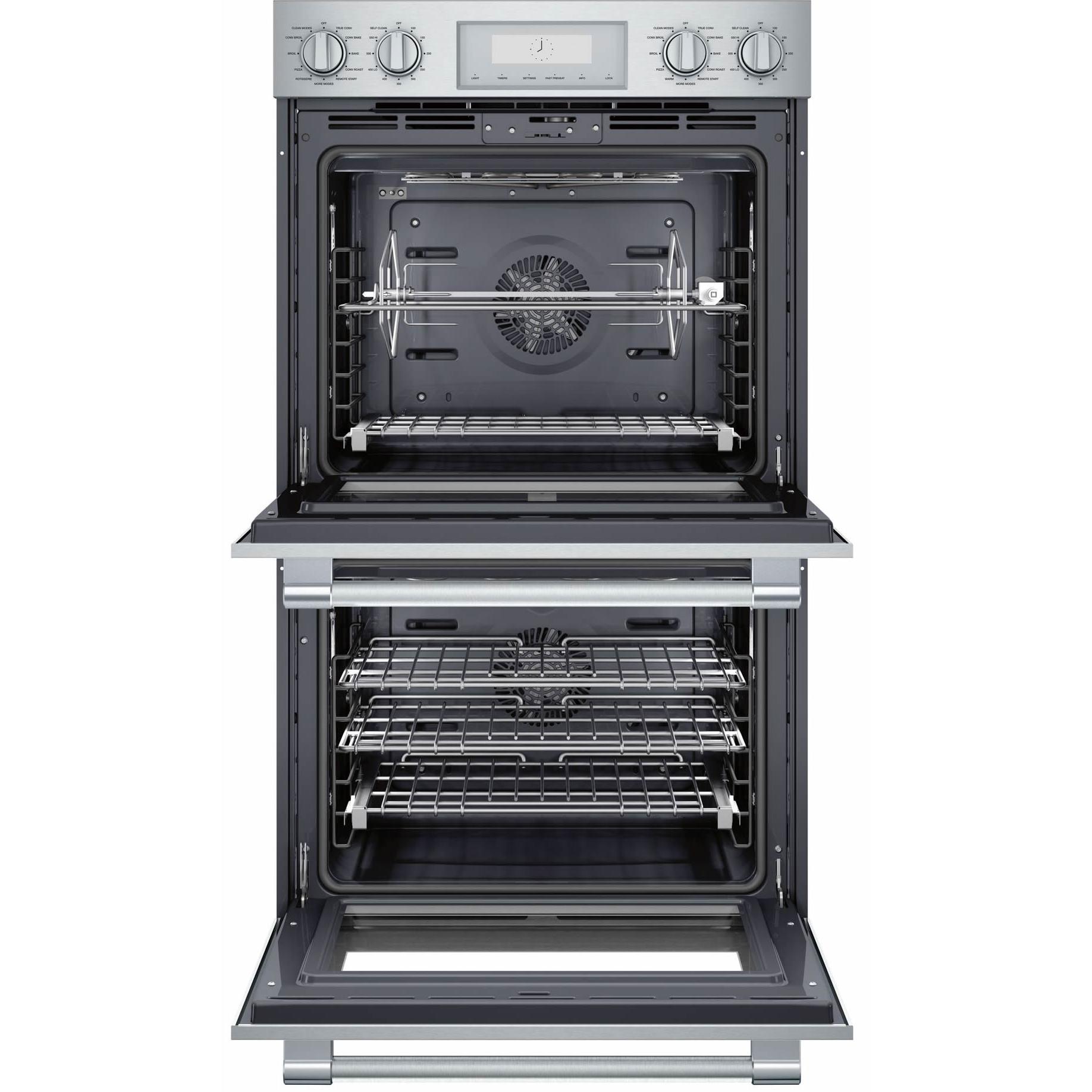 Thermador 30-inch, 9.0 cu.ft. Built-in Double Wall Oven with Home Connect POD302WSP IMAGE 2