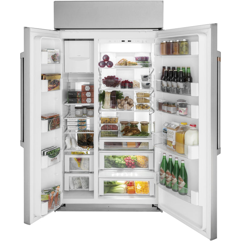 Café 42-inch, 25.2 cu. ft. Built-in Side-by-Side Refrigerator CSB42WP2NS1SP IMAGE 3