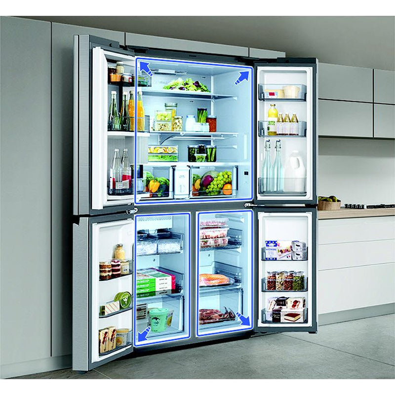 Samsung 23 cu.ft. Counter-Depth French 4-Door Refrigerator with Beverage Center RF23A9671SRSP IMAGE 11