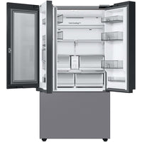 Samsung Bespoke 36-inch, 24 cu.ft. Counter-Depth French Door Refrigerator with Dual Ice Maker RF24BB6600QLAASP IMAGE 4