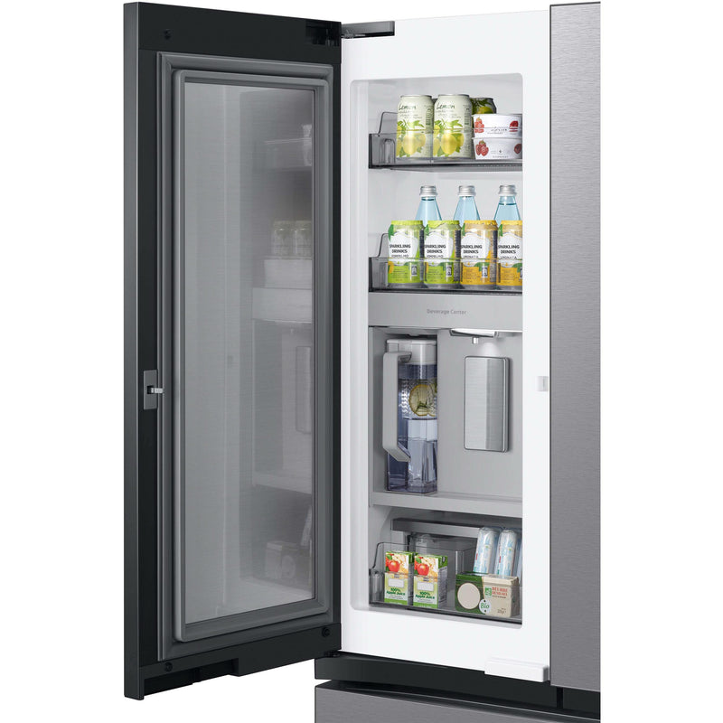 Samsung 36-inch, 24 cu.ft. Counter-Depth French 3-Door Refrigerator with Dual Ice Maker RF24BB6600QLAASP IMAGE 8