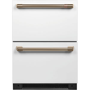 Café 24-inch 5.7 cu. ft. Dual-Drawer Refrigerator CDE06RP4NW2SP IMAGE 1