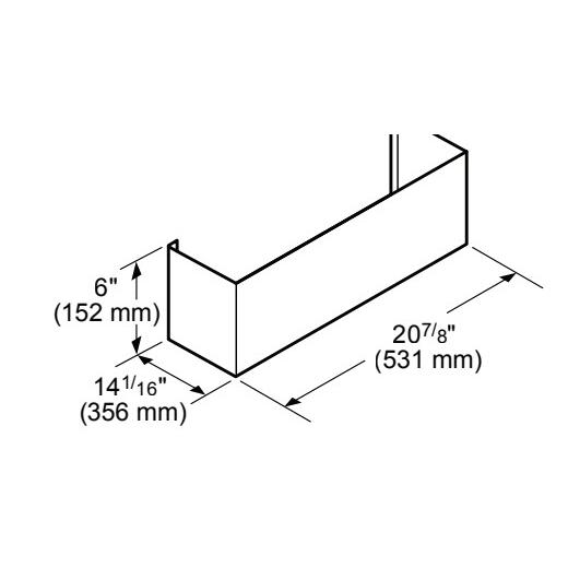 Thermador Ventilation Accessories Duct Kits CHMHP366WSP IMAGE 1