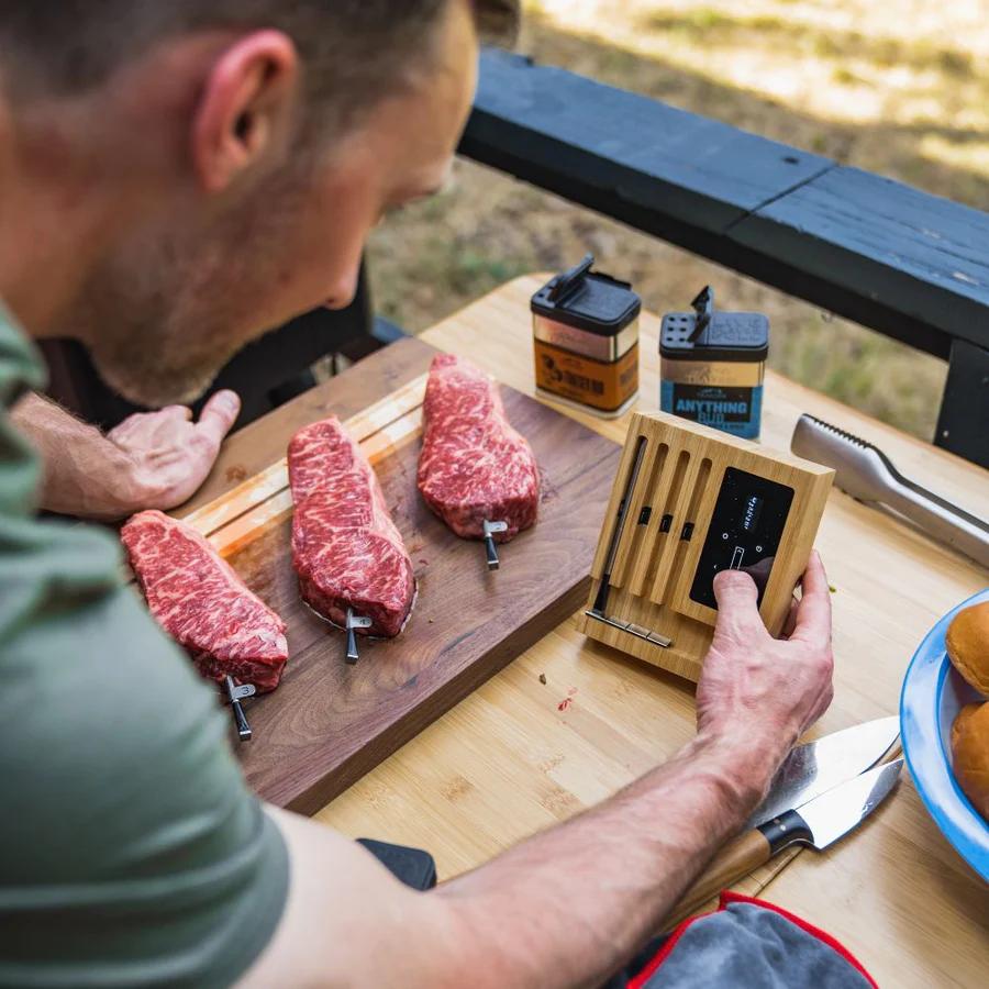 Meater MEATER Block - 4-Probe WiFi Smart Meat Thermometer OSC-MT-MB01 IMAGE 8