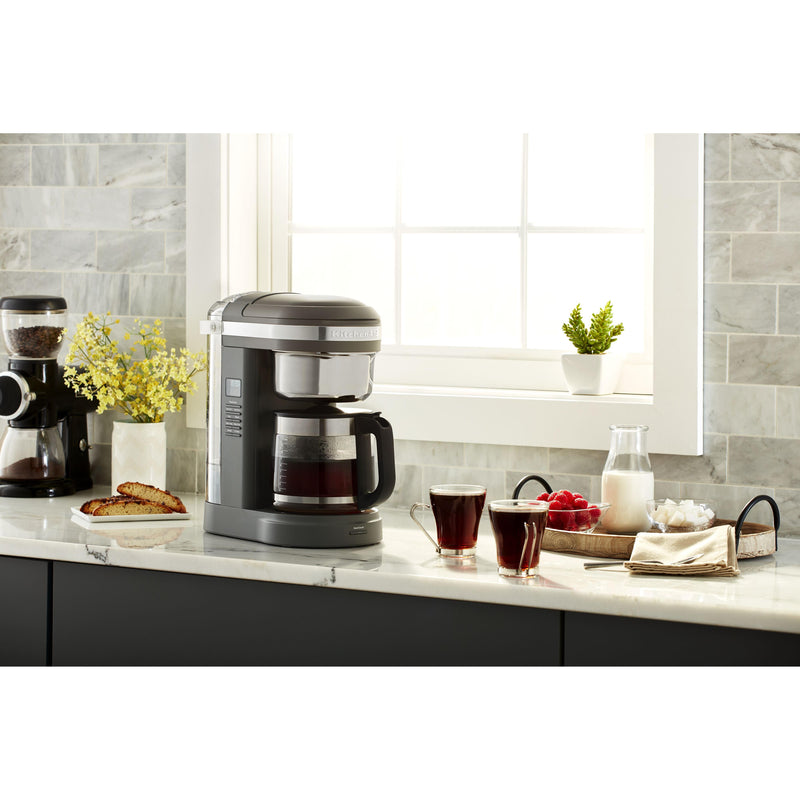 KitchenAid 12 Cup Drip Coffee Maker With Spiral Showerhead & Programmable Warming Plate KCM1209DGSP IMAGE 3