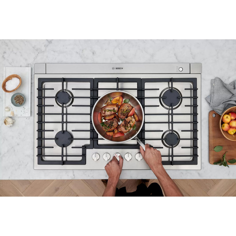 Bosch 36-inch Gas Cooktop NGM8658UCSP IMAGE 9