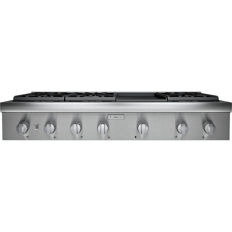Thermador 48-inch Built-in Gas Rangetop with Griddle PCG486WDSP IMAGE 1