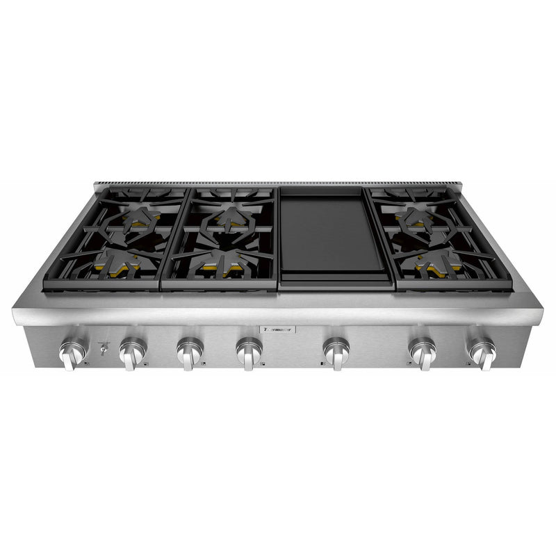 Thermador 48-inch Built-in Gas Rangetop with Griddle PCG486WDSP IMAGE 2