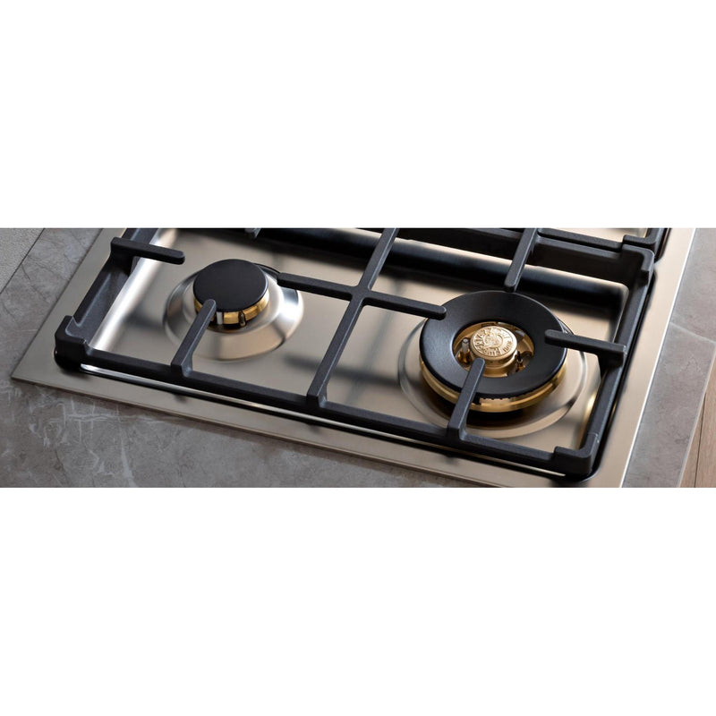 Bertazzoni 36-inch Built-in Gas Cooktop with 6 Burners MAST366QBXTSP IMAGE 3