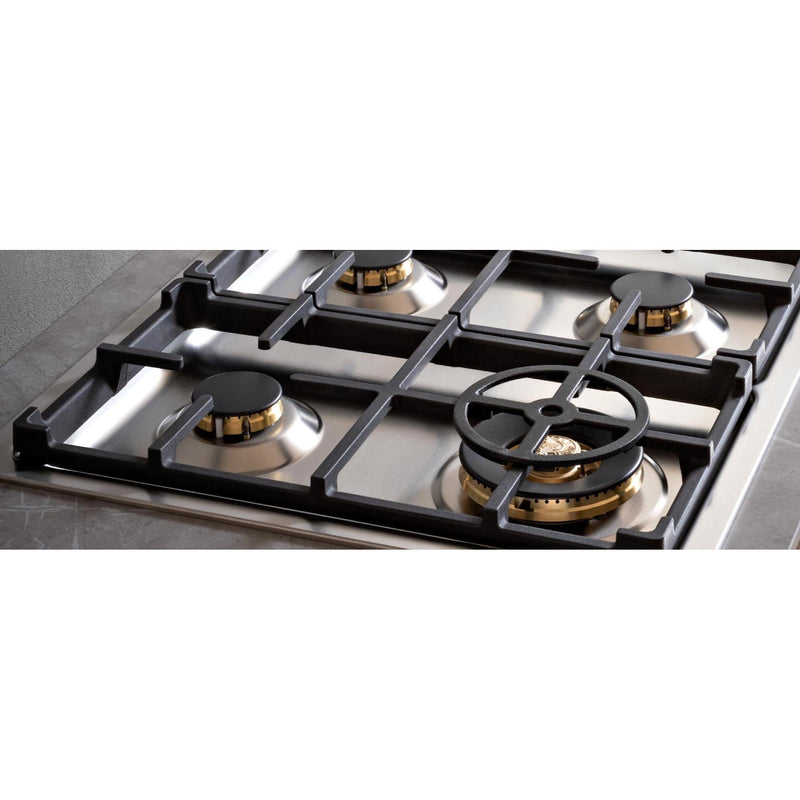 Bertazzoni 36-inch Built-in Gas Cooktop with 6 Burners MAST366QBXTSP IMAGE 4