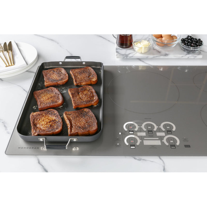 Monogram 36-inch Built-in Induction Cooktop with Wi-Fi Connect ZHU36RSTSSSP IMAGE 10