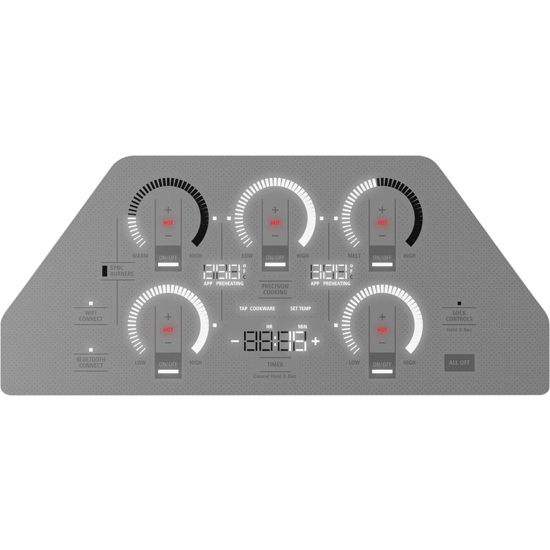 Monogram 36-inch Built-in Induction Cooktop with Wi-Fi Connect ZHU36RSTSSSP IMAGE 4