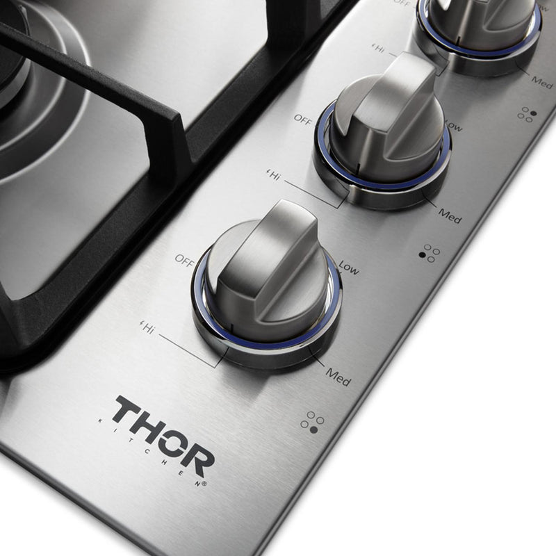Thor Kitchen 30-inch Gas Cooktop TGC3001SP IMAGE 8