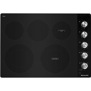 KitchenAid 30-inch Built-in Electric Cooktop with 5 Elements KCES550HSSSP IMAGE 1