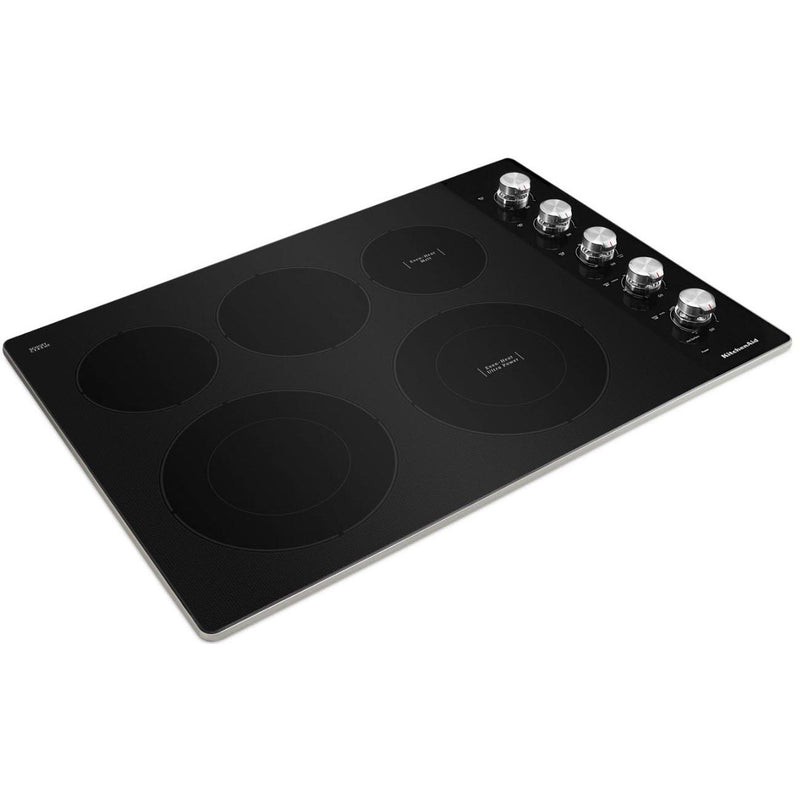 KitchenAid 30-inch Built-in Electric Cooktop with 5 Elements KCES550HSSSP IMAGE 3