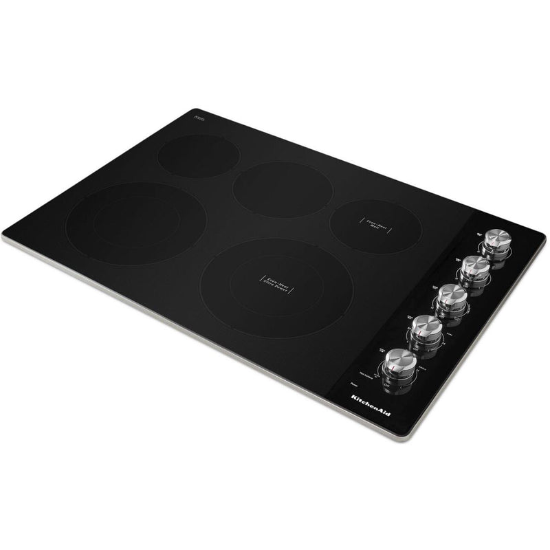 KitchenAid 30-inch Built-in Electric Cooktop with 5 Elements KCES550HSSSP IMAGE 4