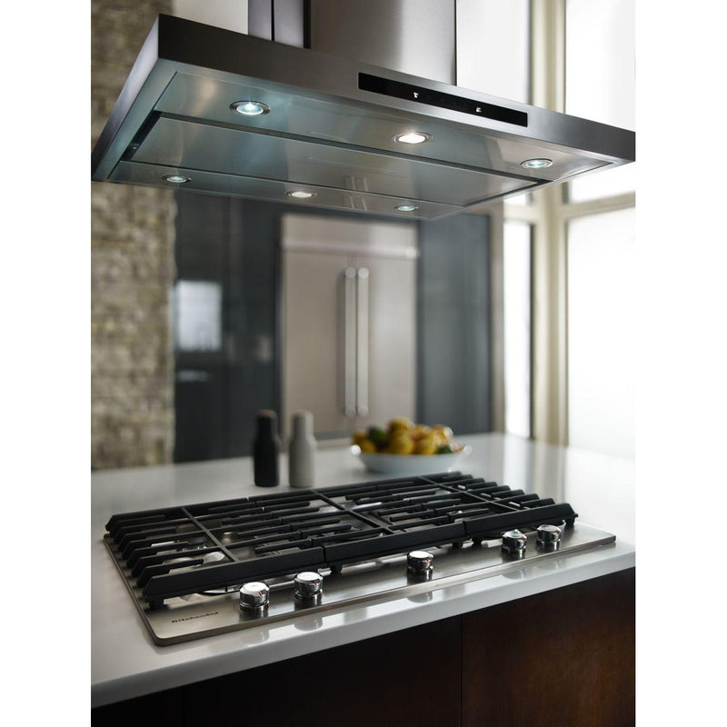 KitchenAid 30-inch Built-In Gas Cooktop with Even-Heat™ Burner KCGS550ESSSP IMAGE 7