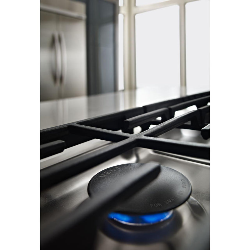 KitchenAid 36-inch Built-in Gas Cooktop with Even-Heat™ Burner KCGS556ESSSP IMAGE 12