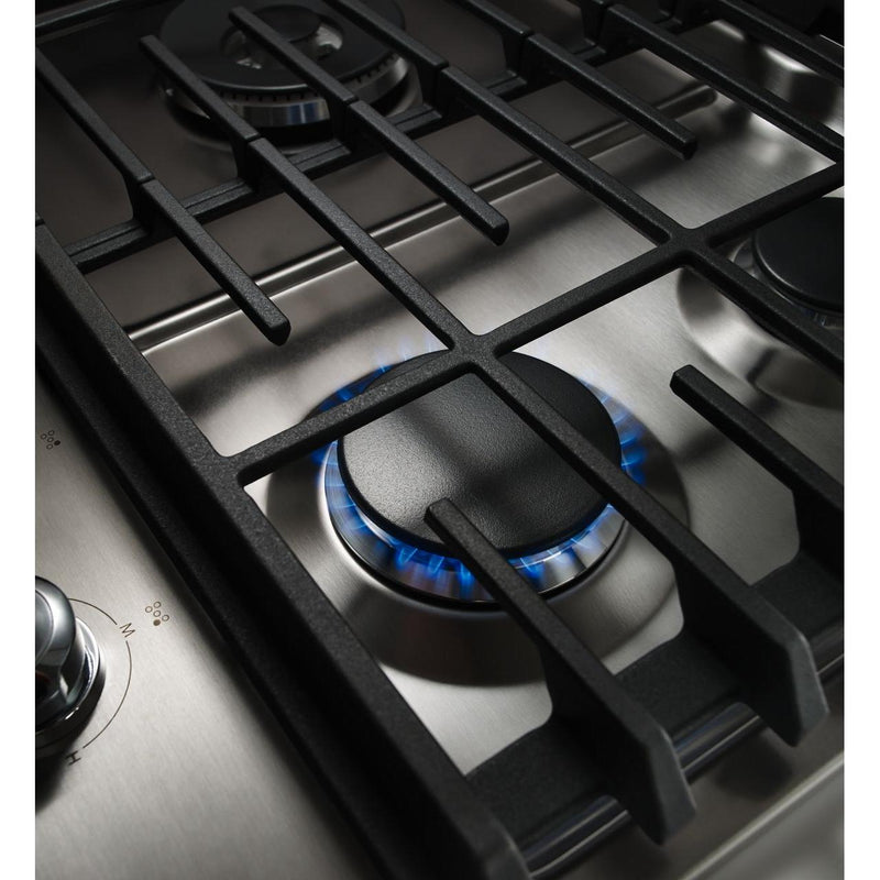 KitchenAid 36-inch Built-in Gas Cooktop with Even-Heat™ Burner KCGS556ESSSP IMAGE 5