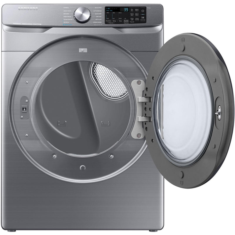 Samsung 7.5 cu. ft. Electric Dryer with Multi Steam DVE45B6305PSP IMAGE 2