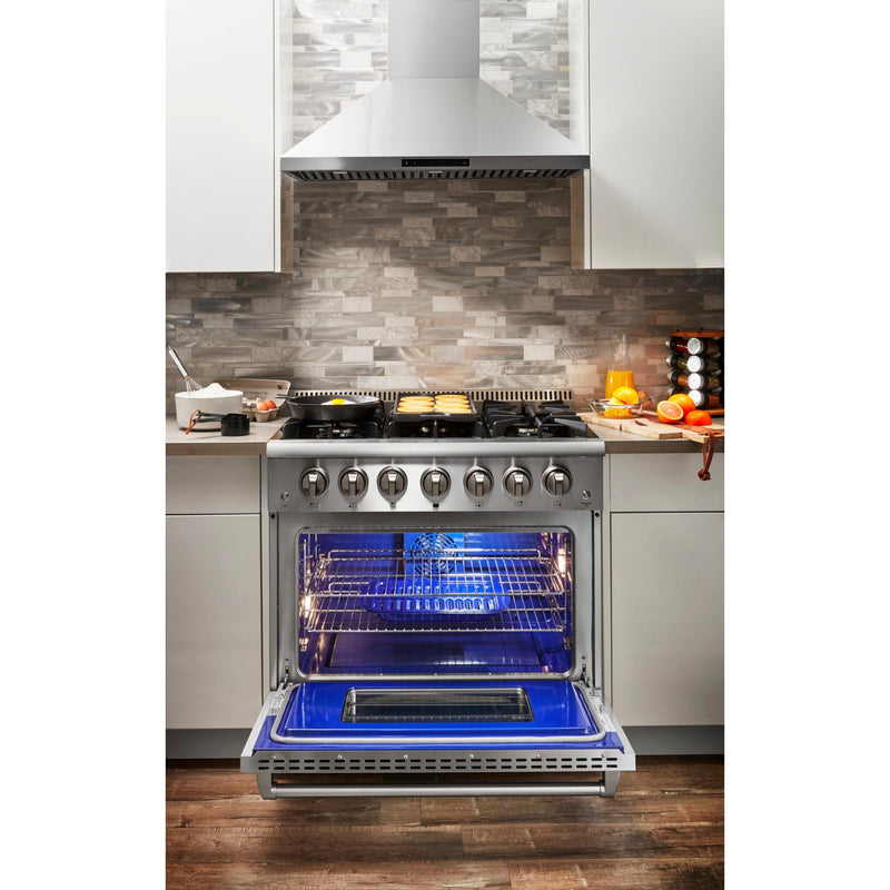 Thor Kitchen 36-inch Freestanding Gas Range HRG3618USP IMAGE 11