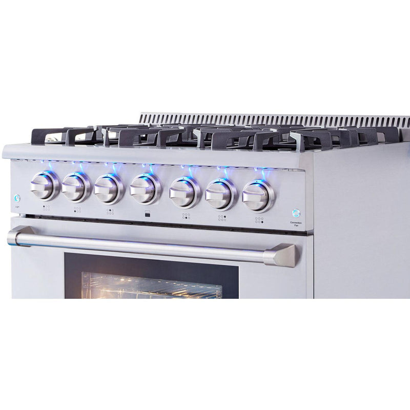 Thor Kitchen 36-inch Freestanding Gas Range HRG3618USP IMAGE 7