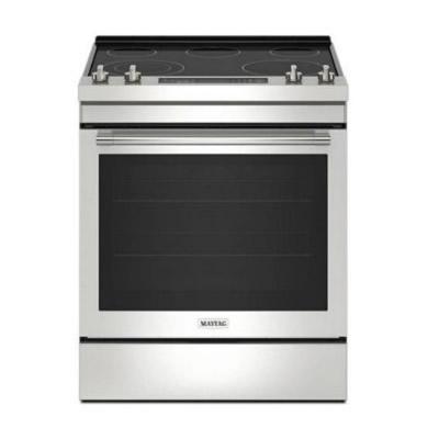 Maytag 30-inch, 6.4 cu. ft. Slide-in Electric Range with Air Fry Technology YMES8800PZSP IMAGE 1