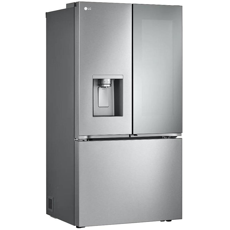 LG 36-inch, 26 cu. ft. Counter-Depth MAX™ French 3-Door Refrigerator with Mirror InstaView® LRYKC2606SSP IMAGE 6