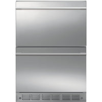 Monogram 24-inch, 5.0 cu.ft. Built-in Refrigerator Drawers with LED Lighting ZIDS240NSSSP IMAGE 1