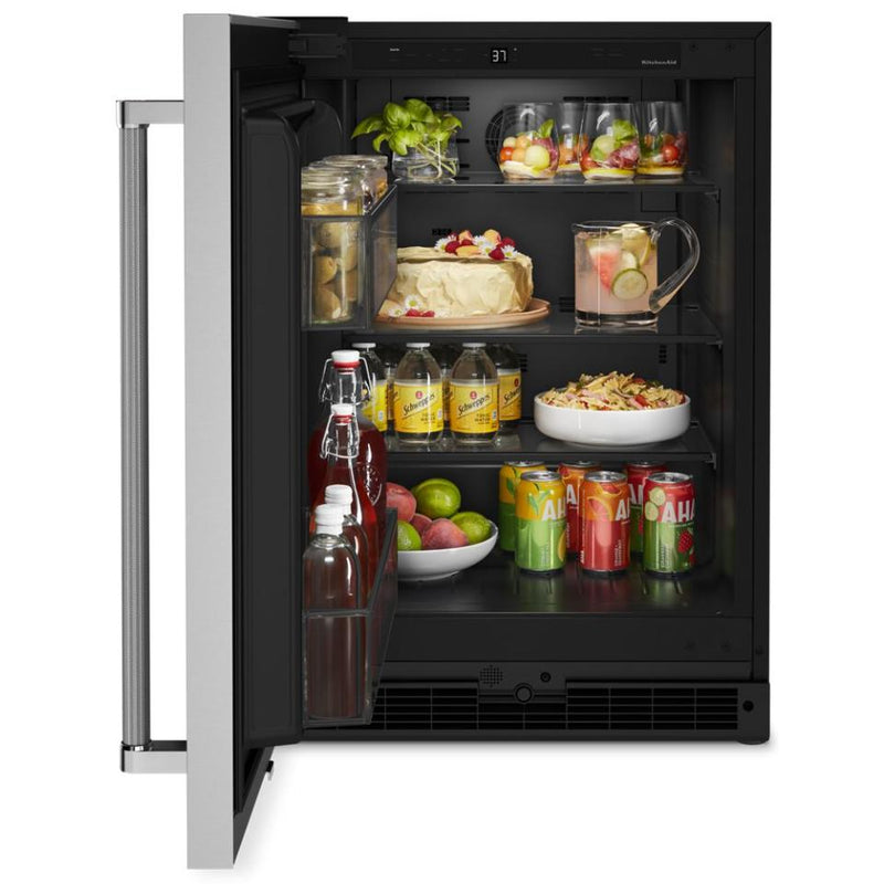 KitchenAid 24-inch, 5.0 cu. ft. Compact Refrigerator KURL114KSBSP IMAGE 2