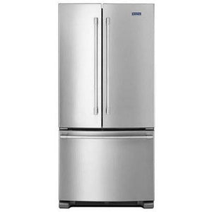 Maytag 33-inch, 22.1 cu. ft. Freestanding French 3-Door Refrigerator with Factory-Installed Ice Maker MRFF5033PZSP IMAGE 1