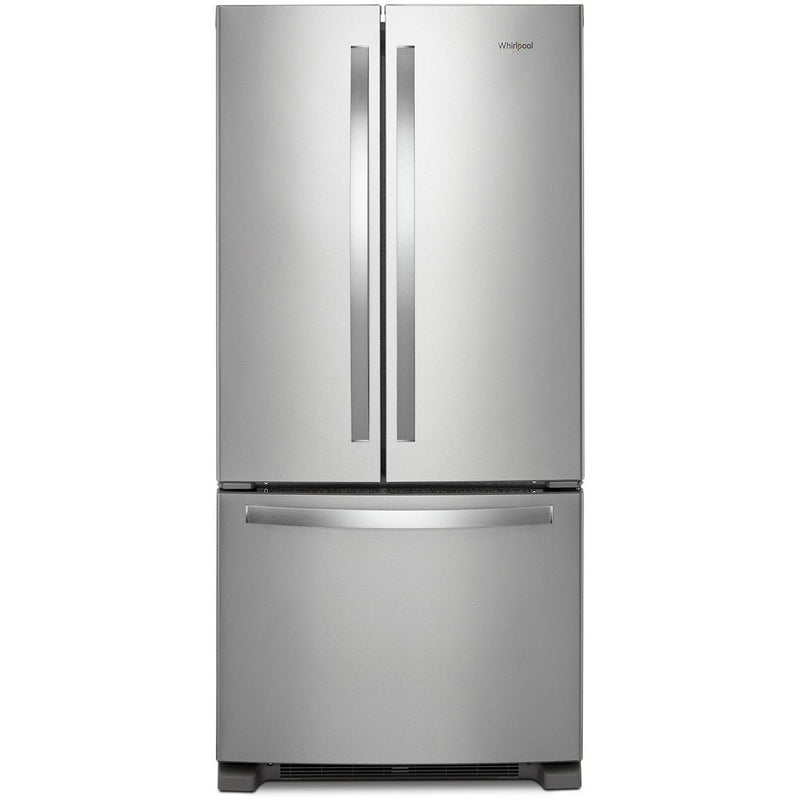 Whirlpool 33-inch, 22.1 cu. ft. Freestanding French 3-Door Refrigerator with Factory Installed Ice Maker WRFF5333PZSP IMAGE 1