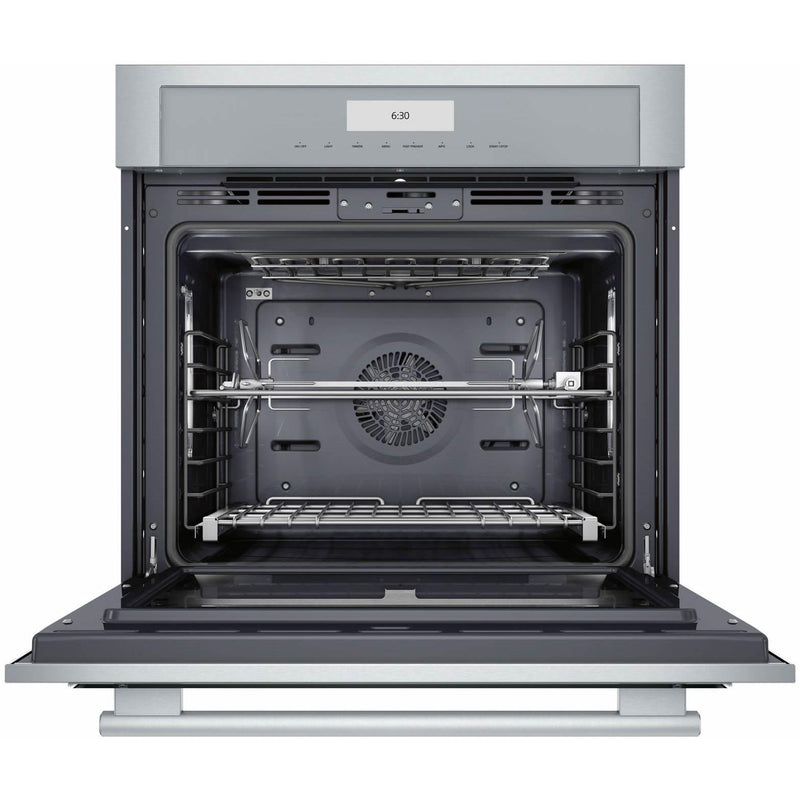 Thermador 30-inch, 4.5 cu.ft. Built-in Single Wall Oven with Home Connect MED301WSSP IMAGE 2