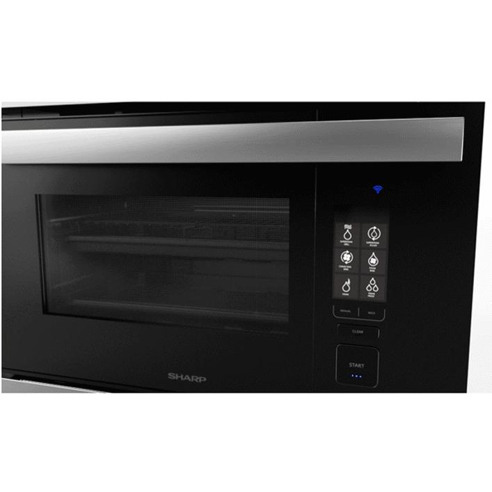 Sharp 24-inch, 1.1 cu.ft. Built-in Single Wall Oven with Steam Cooking SSC2489DSSP IMAGE 4